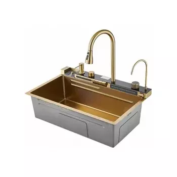 Мойка кухонная с водопадом Savol (S-SC001C)