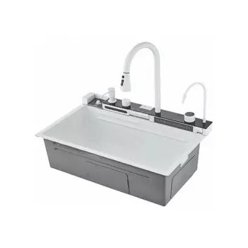 Мойка кухонная с водопадом Savol (S-SC001W)