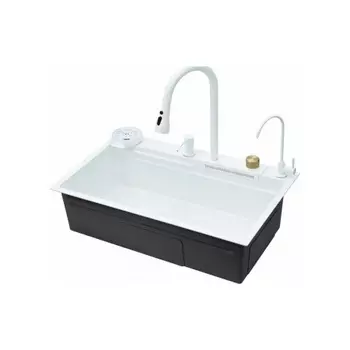 Мойка кухонная с водопадом Savol (S-SC003W)