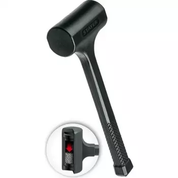 Молоток цельнолитой безынерционный STAYER 1350 г, 60 мм 2042-1350
