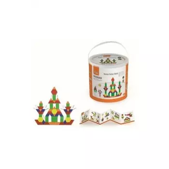 Мозайка в ведре 250 плоских геометрических блоков,буклет с примерами VIGA 50065