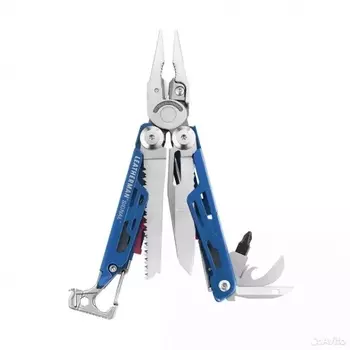Мультитул Leatherman Signal, 19 функций, синий, нейлоновый чехол