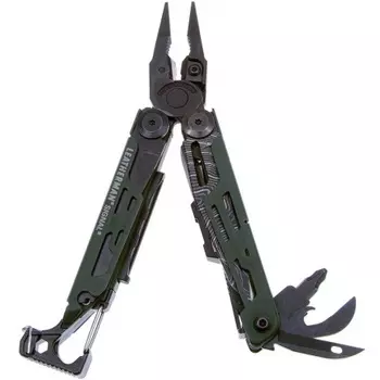 Мультитул Leatherman Signal, 19 функций, зеленый, нейлоновый чехол 832692