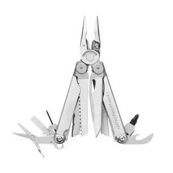 Мультитул Leatherman Wave Plus 2H, 18 функций, стальной, нейлоновый чехол 832921