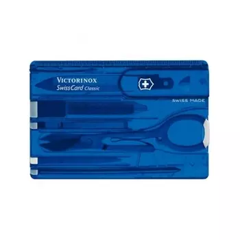 Мультитул швейцарская карточка Victorinox SwissCard 0.7122.T2, синий