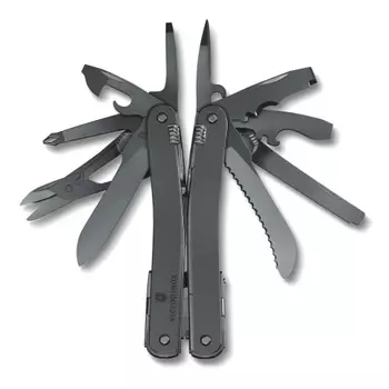 Мультитул Victorinox SwissTool Spirit MXBS, 105 мм, 24 функций, черный, нейлоновый чехол