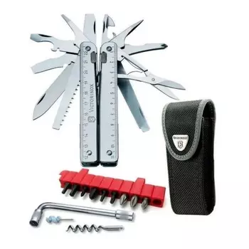Мультитул Victorinox SwissTool X Plus Ratchet, 115 мм, 40 функций, нейлоновый чехол