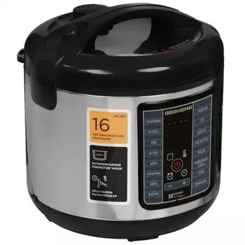 Мультиварка Redmond MC107 черный/металлик