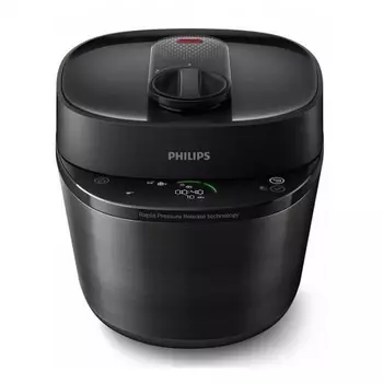 Мультиварка-скороварка Philips HD2151/40 5л 1000Вт черный
