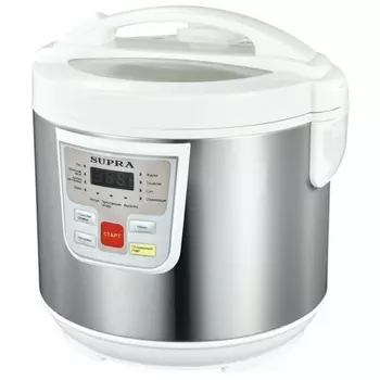 Мультиварка Supra MCS-4114 5л 900Вт серебристый/белый