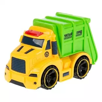 Мусоровоз Технопарк арт.A6633-3R свет+звук 19 см