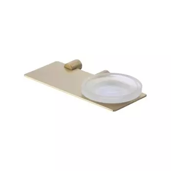 Мыльница стеклянная с настенным держателем Savol (S-002159C)