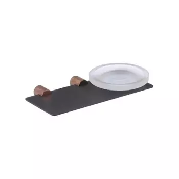 Мыльница стеклянная с настенным держателем Savol (S-002159HD)