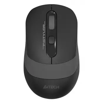 Мышь A4Tech Fstyler FG10S черный/серый silent беспроводная USB (4but)