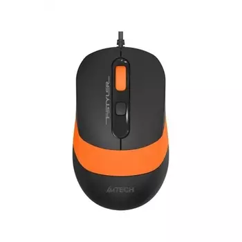 Мышь A4Tech Fstyler FM10 черный/оранжевый USB (4but)