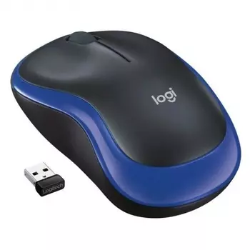 Мышь беспроводная Logitech M185 Blue (910-002632)