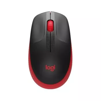Мышь Logitech M190 красный/черный