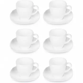 Набор чайный БЭЙСИК белый 12пр 220мл LUMINARC Q5853
