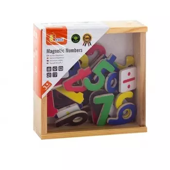 Набор Цифры на магните(37шт)в ящике VIGA VG50325