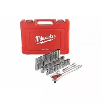 Набор головок Milwaukee 4932478812 с трещоткой 1/2" 28 шт