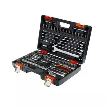 Набор инструментов Вихрь 1/2 , 1/4 , CrV, пластиковый кейс 82 предм