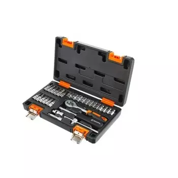 Набор инструментов Вихрь 1/4 , CrV, пластиковый кейс 29 предм