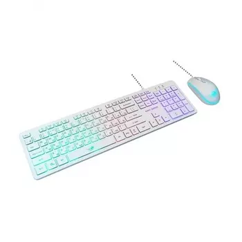 Набор клавиатура и мышь Dialog KMGK-1707U WHITE Gan-Kata