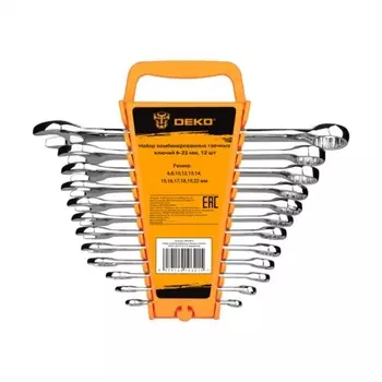 Набор комбинированных гаечных ключей DEKO DKHT12 (12 предметов)