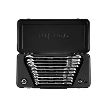 Набор комбинированных шарнирных ключей с трещоткой 13 предметов Inforce 06-05-53