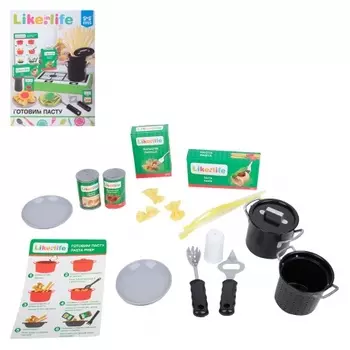 Набор Кухня(12 предметов)посуда,продукты в коробке 3258/200152767
