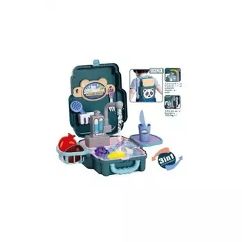 Набор Кухня (20 дет) KITCHEN BASIN на батарейках в рюкзаке