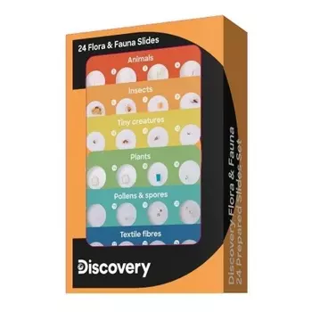 Набор микропрепаратов Discovery «Флора и фауна», 24 шт.