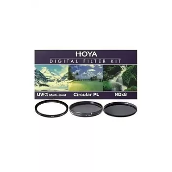Набор светофильтров HOYA Digital Filter Kit HMC MULTI UV, Circular-PL, NDX8 - 40.5mm
