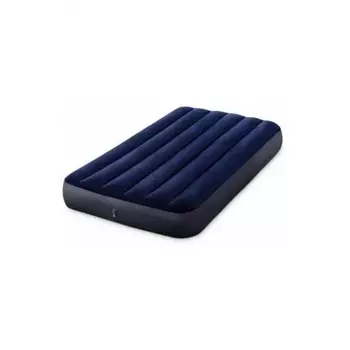 Надувная кровать односпальная INTEX DURA-BEAM CLASSIC DOWNY 99x191x26