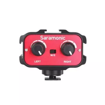 Накамерный микшер Saramonic SR-AX100 (1 стерео, 2 моно-входа 3,5 мм)