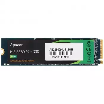 накопитель M.2 NVMe Apacer AS2280Q4L 512 ГБ [AP512GAS2280Q4L-1]