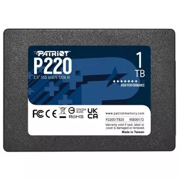 Накопитель SSD 2.5" Patriot 1.0TB P220 (P220S1TB25)