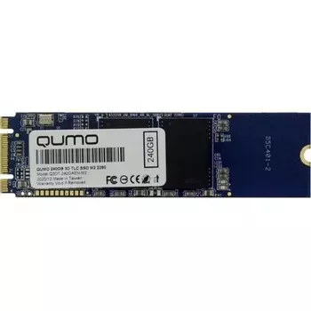 Накопитель SSD Qumo Novation 240GB M.2 2280 SATA-III 3D TLC OEM (Q3DT-240GAEN-M2)