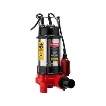 Насос фекальный Зубр НПФ-1100-Р