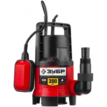 Насос погружной дренажный ЗУБР, НПГ-М1-300 300 Вт