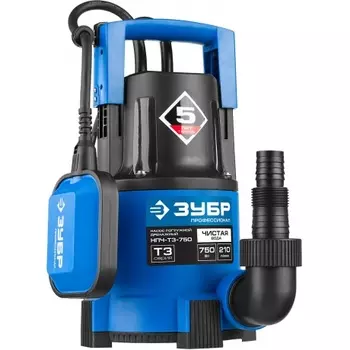 Насос погружной дренажный Зубр Профессионал Т3 НПЧ-Т3-750