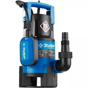 Насос погружной дренажный Зубр Профессионал Т3 НПГ-Т3-400