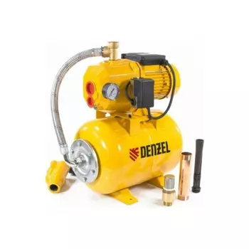 Насосная станция эжекторная PSD800C, 800 Вт, 2400 л/ч, ресивер 24 л, всасывание 20 м// Denzel