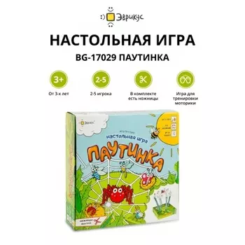 Настольная игра ЭВРИКУС BG-17029 Паутинка