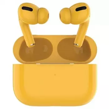 Наушники Barn&Hollis с микрофоном (TWS) B&H-13, желтый