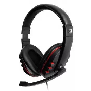 Наушники Oklick HS-L380G ABBADON черный/красный (JD-032)