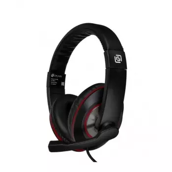 Наушники Oklick HS-L390G Dragon черный/красный (JD-728S)