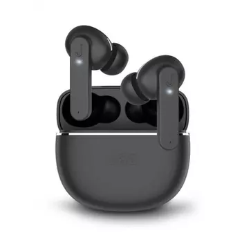 Наушники SBS Jaz Tws Loop, Bluetooth 5.0, с зарядным кейсом 400мАч, черный (TEJZEARLOOPBTTWSK)