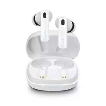 Наушники SBS Jaz Tws Sense, Bluetooth 5.0, ANC, с зарядным кейсом 300мАч, белый (TEJZANCBTTWSW)