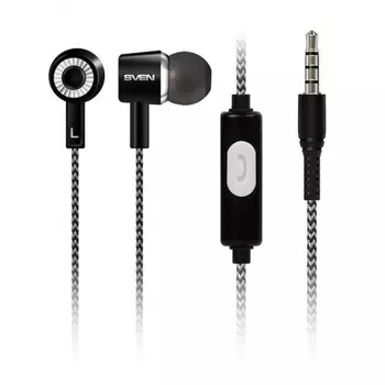 Наушники SVEN E-109M чёрный-серый